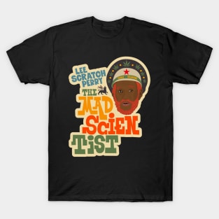 Lee Scratch Perry - The Mad Scientist: Dub Icon Tribute Design T-Shirt